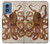 S2801 Vintage Octopus Case For Motorola Moto G Play 4G (2024)
