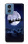 S3508 Xmas Santa Moon Case For Motorola Moto G Play 4G (2024)