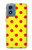 S3526 Red Spot Polka Dot Case For Motorola Moto G Play 4G (2024)