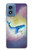 S3802 Dream Whale Pastel Fantasy Case For Motorola Moto G Play 4G (2024)