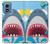 S3947 Shark Helicopter Cartoon Case For Motorola Moto G Play 4G (2024)