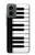 S3078 Black and White Piano Keyboard Case For Motorola Moto G 5G (2024)