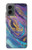 S3676 Colorful Abstract Marble Stone Case For Motorola Moto G 5G (2024)