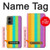 S3678 Colorful Rainbow Vertical Case For Motorola Moto G 5G (2024)