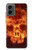 S3881 Fire Skull Case For Motorola Moto G 5G (2024)