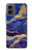 S3906 Navy Blue Purple Marble Case For Motorola Moto G 5G (2024)