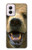 S0840 Grizzly Bear Face Case For Motorola Moto G Power 5G (2024)