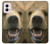 S0840 Grizzly Bear Face Case For Motorola Moto G Power 5G (2024)