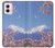 S1060 Mount Fuji Sakura Cherry Blossom Case For Motorola Moto G Power 5G (2024)