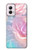 S3050 Vintage Pastel Flowers Case For Motorola Moto G Power 5G (2024)