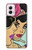 S3171 Girls Pop Art Case For Motorola Moto G Power 5G (2024)