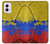 S3306 Colombia Flag Vintage Football Graphic Case For Motorola Moto G Power 5G (2024)