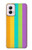 S3678 Colorful Rainbow Vertical Case For Motorola Moto G Power 5G (2024)