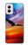S3841 Bald Eagle Flying Colorful Sky Case For Motorola Moto G Power 5G (2024)