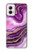 S3896 Purple Marble Gold Streaks Case For Motorola Moto G Power 5G (2024) S3896 Purple Marble Gold Streaks Case For Motorola Moto G Power 5G (2024)
