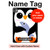 S2631 Cute Baby Penguin Hard Case For iPad Pro 11 (2024,2025)