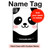 S2662 Cute Panda Cartoon Hard Case For iPad Pro 11 (2024)