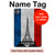 S2859 Vintage France Flag Eiffel Tower Hard Case For iPad Pro 11 (2024,2025)