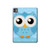 S3029 Cute Blue Owl Hard Case For iPad Pro 11 (2024,2025)