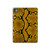S3365 Yellow Python Skin Graphic Print Hard Case For iPad Pro 11 (2024,2025)