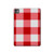 S3535 Red Gingham Hard Case For iPad Pro 11 (2024,2025)