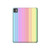 S3849 Colorful Vertical Colors Hard Case For iPad Pro 11 (2024,2025)