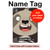 S3855 Sloth Face Cartoon Hard Case For iPad Pro 11 (2024,2025)