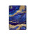 S3906 Navy Blue Purple Marble Hard Case For iPad Pro 11 (2024,2025)