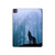 S0935 Wolf Howling in Forest Hard Case For iPad Pro 13 (2024,2025), Air 13 2026