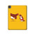 S1093 Rooster and Cat Joke Hard Case For iPad Pro 13 (2024,2025), Air 13 2026