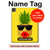 S2443 Funny Pineapple Sunglasses Kiss Hard Case For iPad Pro 13 (2024,2025), Air 13 2026