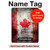 S2490 Canada Maple Leaf Flag Texture Hard Case For iPad Pro 13 (2024)