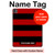 S2638 Black and Red Striped Hard Case For iPad Pro 13 (2024,2025)