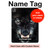 S2823 Black Wolf Blue Eyes Face Hard Case For iPad Pro 13 (2024,2025)