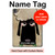 S2826 Cute Cartoon Unsleep Black Sheep Hard Case For iPad Pro 13 (2024,2025), Air 13 2026