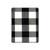 S2842 Black and White Buffalo Check Pattern Hard Case For iPad Pro 13 (2024,2025), Air 13 2026
