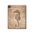 S3214 Seahorse Skeleton Fossil Hard Case For iPad Pro 13 (2024,2025), Air 13 2026