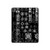 S3436 Apollo Blue Print Hard Case For iPad Pro 13 (2024,2025), Air 13 2026