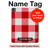 S3535 Red Gingham Hard Case For iPad Pro 13 (2024,2025), Air 13 2026