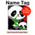 S3929 Cute Panda Eating Bamboo Hard Case For iPad Pro 13 (2024)