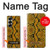 S3365 Yellow Python Skin Graphic Print Case For Samsung Galaxy Z Fold 6
