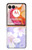 S2361 Purple White Flowers Case For Motorola Razr 50 Ultra