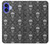 S2371 Skull Vintage Monochrome Pattern Case For iPhone 16