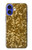 S3388 Gold Glitter Graphic Print Case For iPhone 16