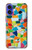 S3391 Abstract Art Mosaic Tiles Graphic Case For iPhone 16