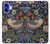 S3791 William Morris Strawberry Thief Fabric Case For iPhone 16