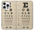 S2502 Eye Exam Chart Decorative Decoupage Poster Case For iPhone 16 pro