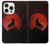 S2955 Wolf Howling Red Moon Case For iPhone 16 pro
