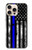 S3244 Thin Blue Line USA Case For iPhone 16 pro
