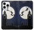 S3249 Peter Pan Fly Full Moon Night Case For iPhone 16 pro
